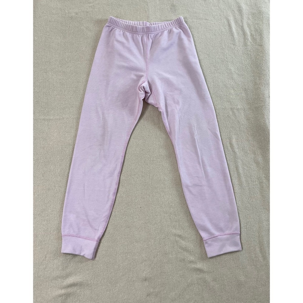 Patagonia Capilene Thermal Base Layer Pants girls M 10 Pink 64790S7 EUC